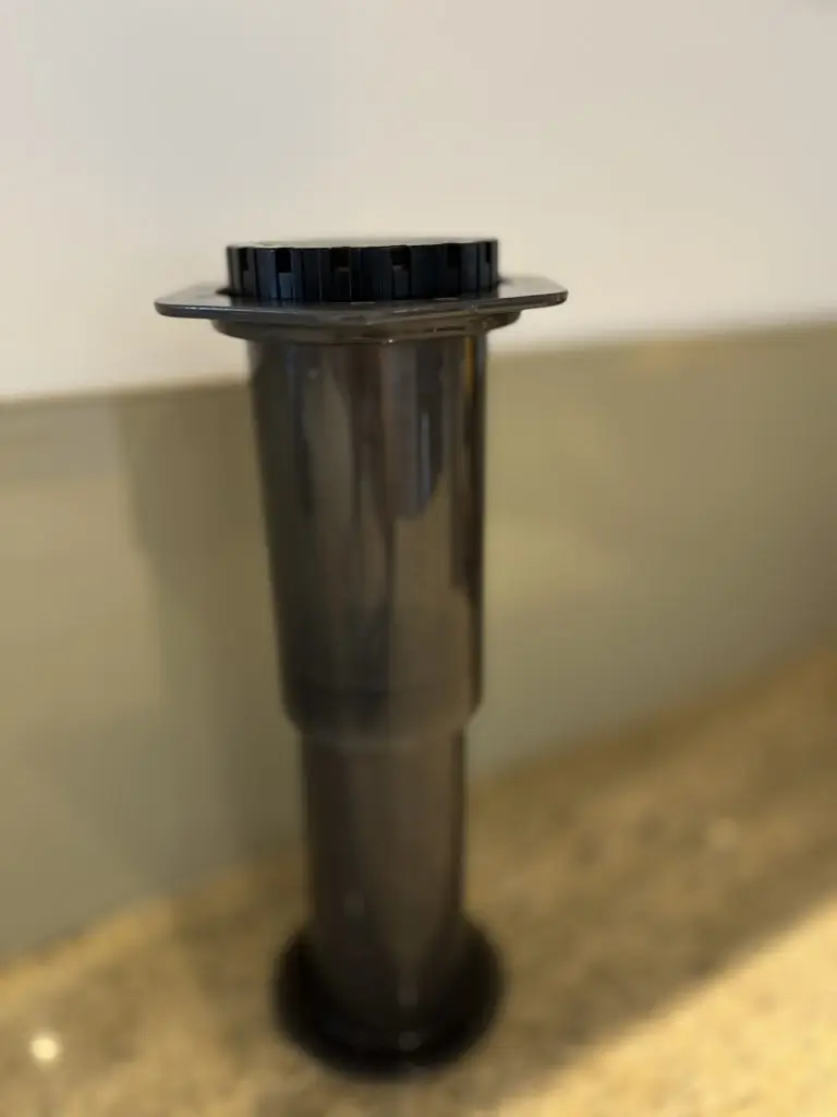 The Aeropress turned upside down, ready for extended brew-time in the refrigerator